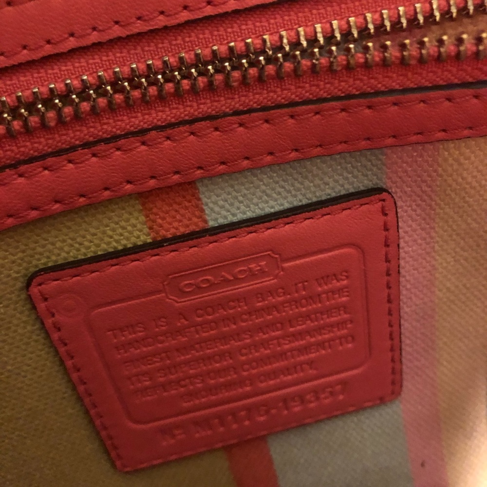 Coach Canvas Tote - Picture 5 of 9